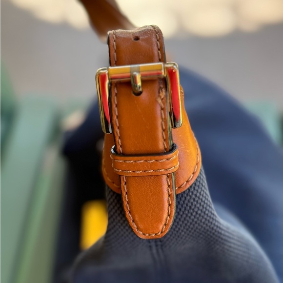 Michael Kors Blue and Brown Shoulder Bag - Picture 16 of 16